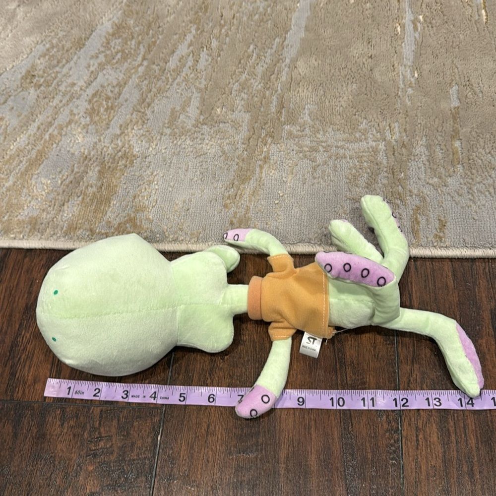 Spongebob Square Pants Squidward Tentacles Plush Size 14.5 inche EUC suction cup - Picture 7 of 7
